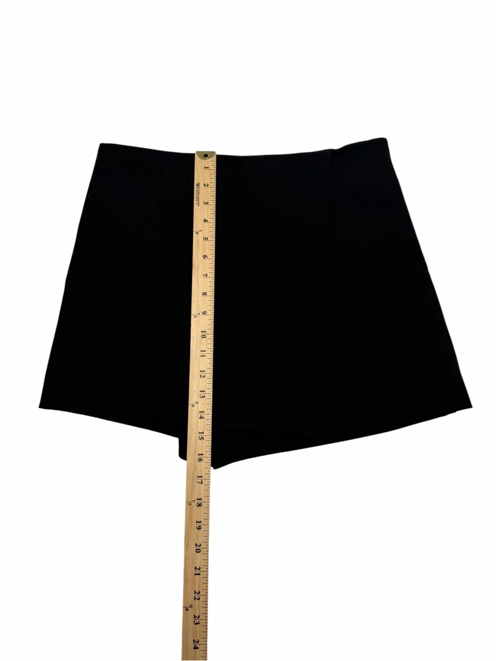 Zara Black Wrap Skort‎ Size Large